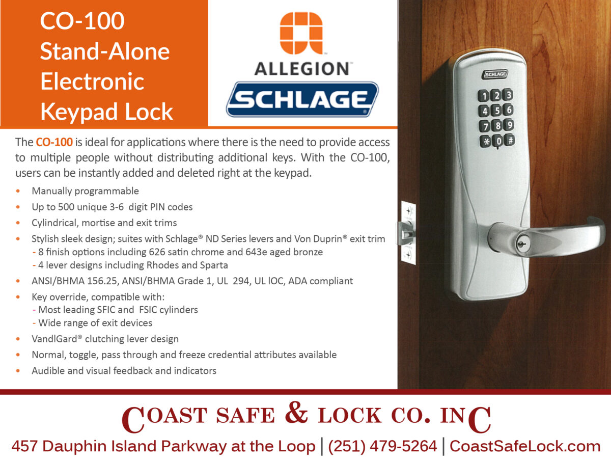 CO-100 Electronic Keypad Lock